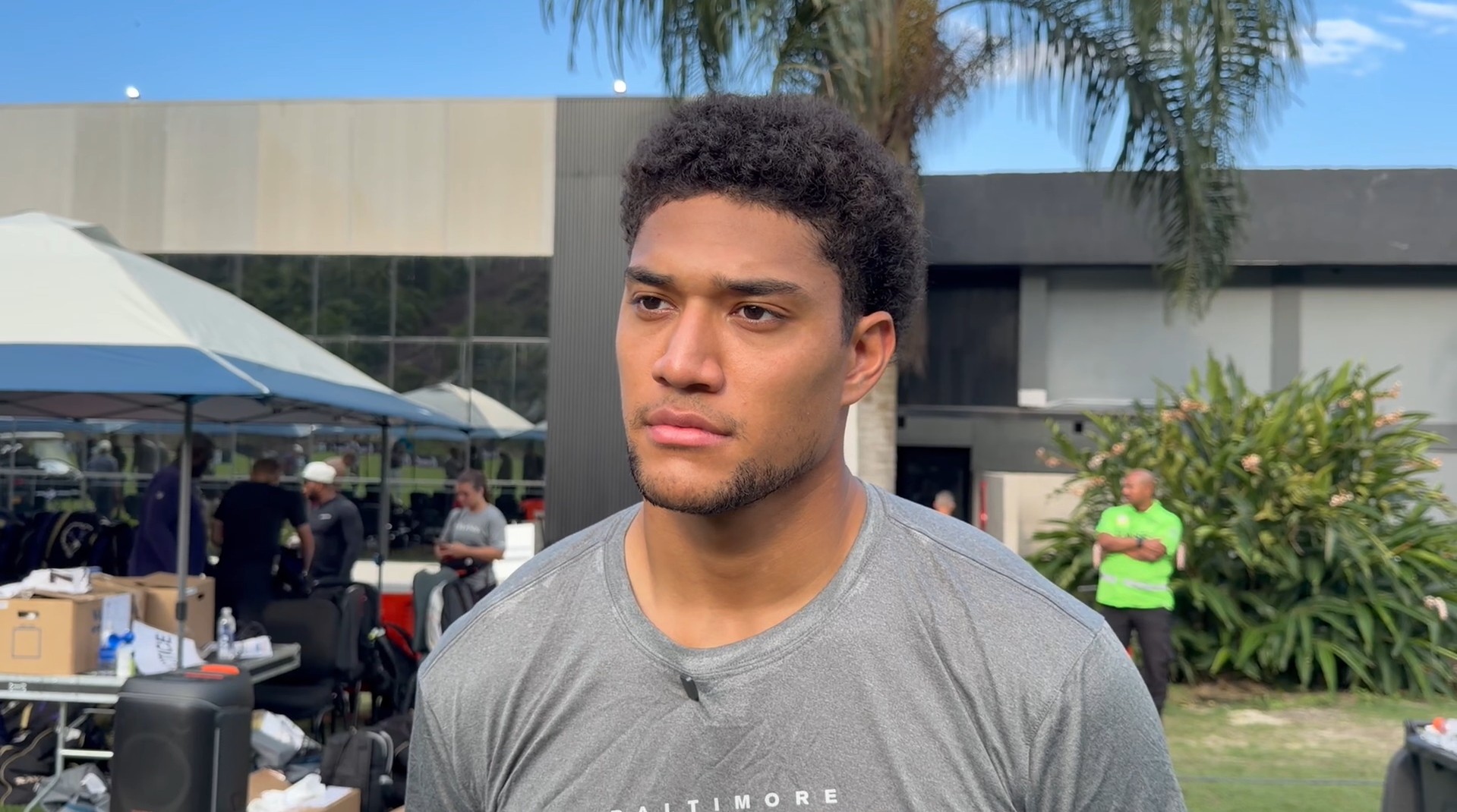 Kyle Hamilton valoriza jogo da NFL no Maracanã: "Vou contar para meus filhos que joguei nesse estádio"