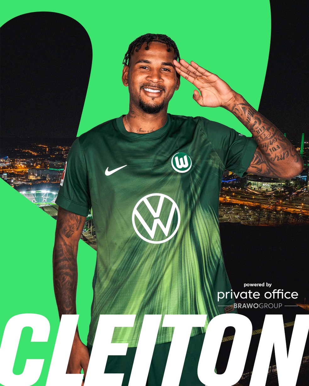 Cleiton é reforço do Wolfsburg — Foto: Divulgação