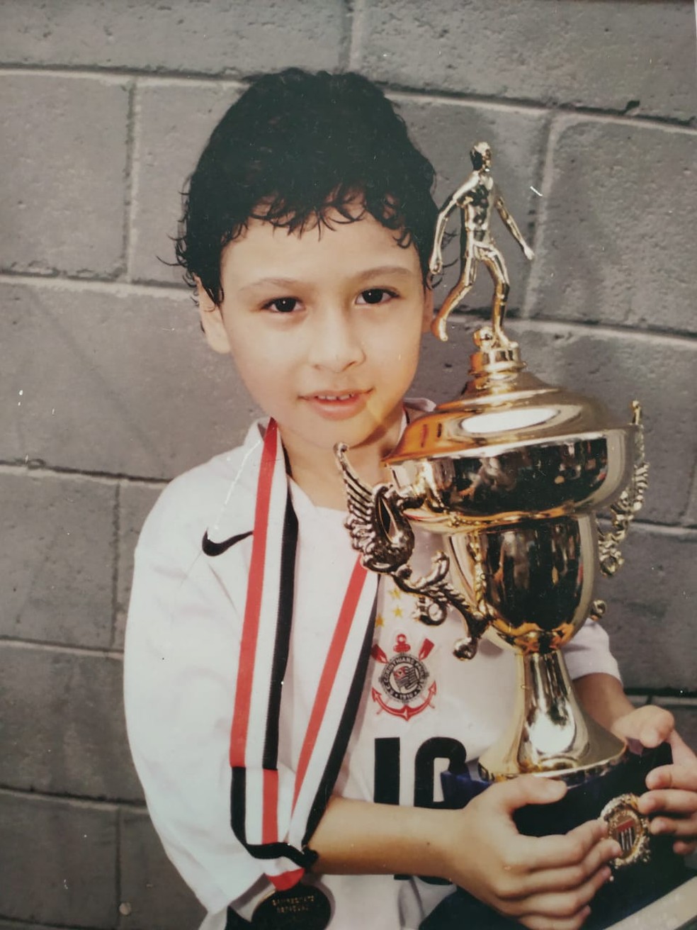 Martinelli quando defendia o futsal do Corinthians