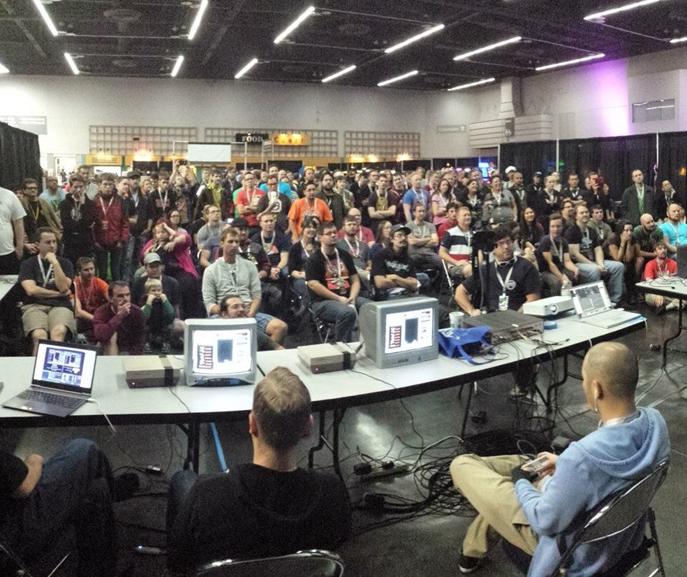 Campeonato integrante do circuito do Classic Tetris World Championship em 2013 — Foto: Divulgação/Classic Tetris World Championship