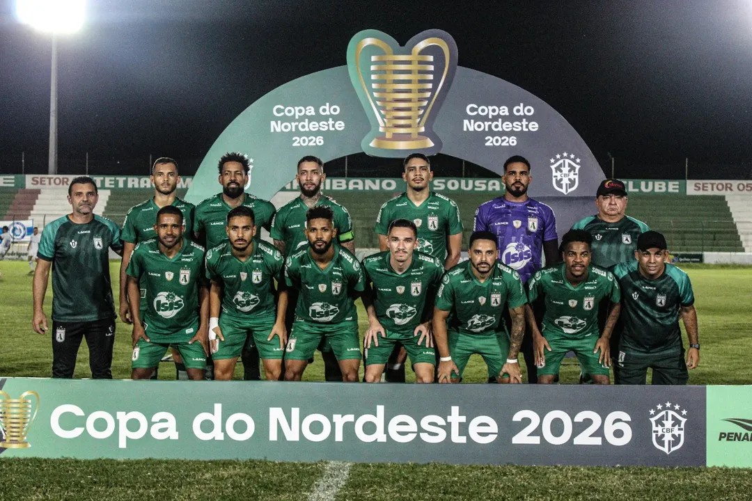 Sousa pode atingir feito inédito na Copa do Nordeste 2026