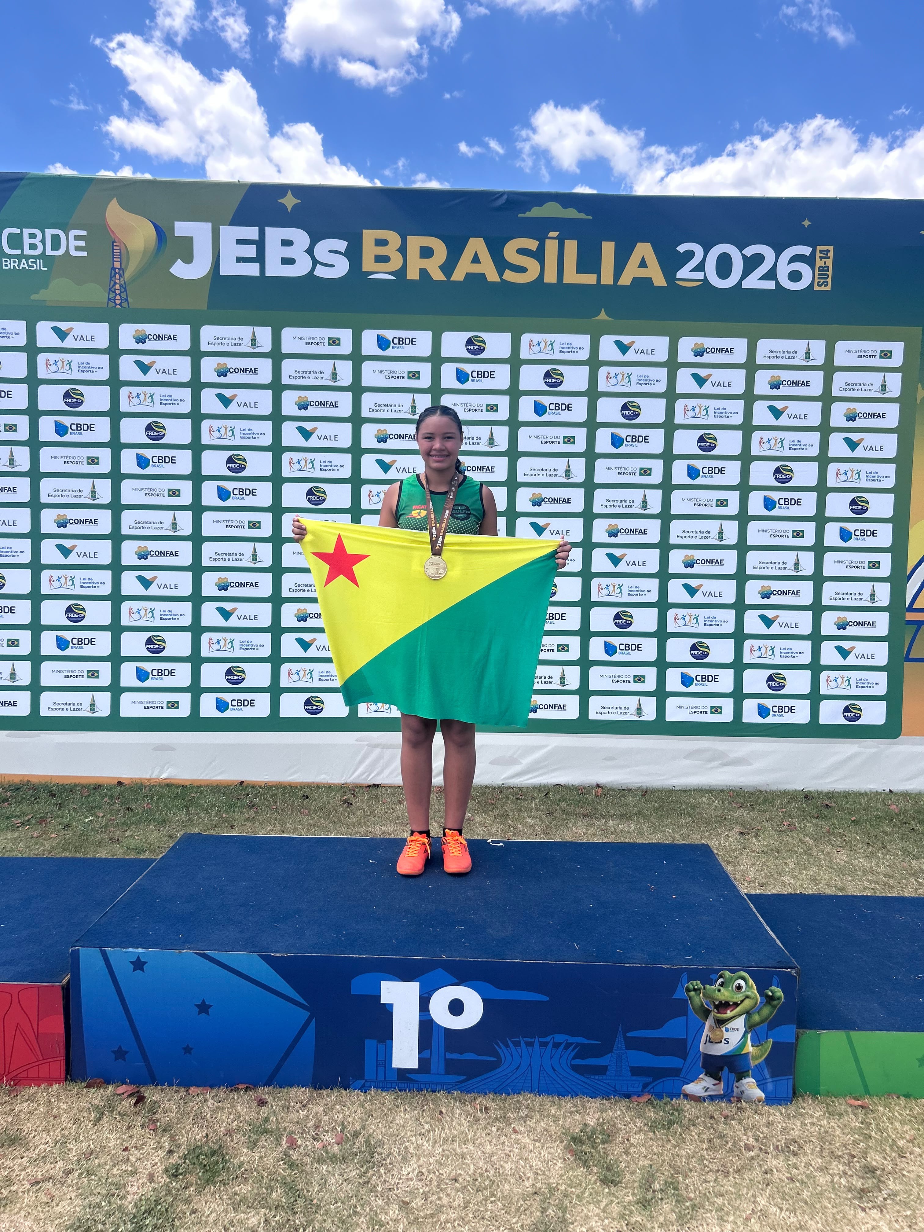 Medalhista nos JEBs, paratleta acreana é convocada para disputar Sul-Americano Escolar no Equador