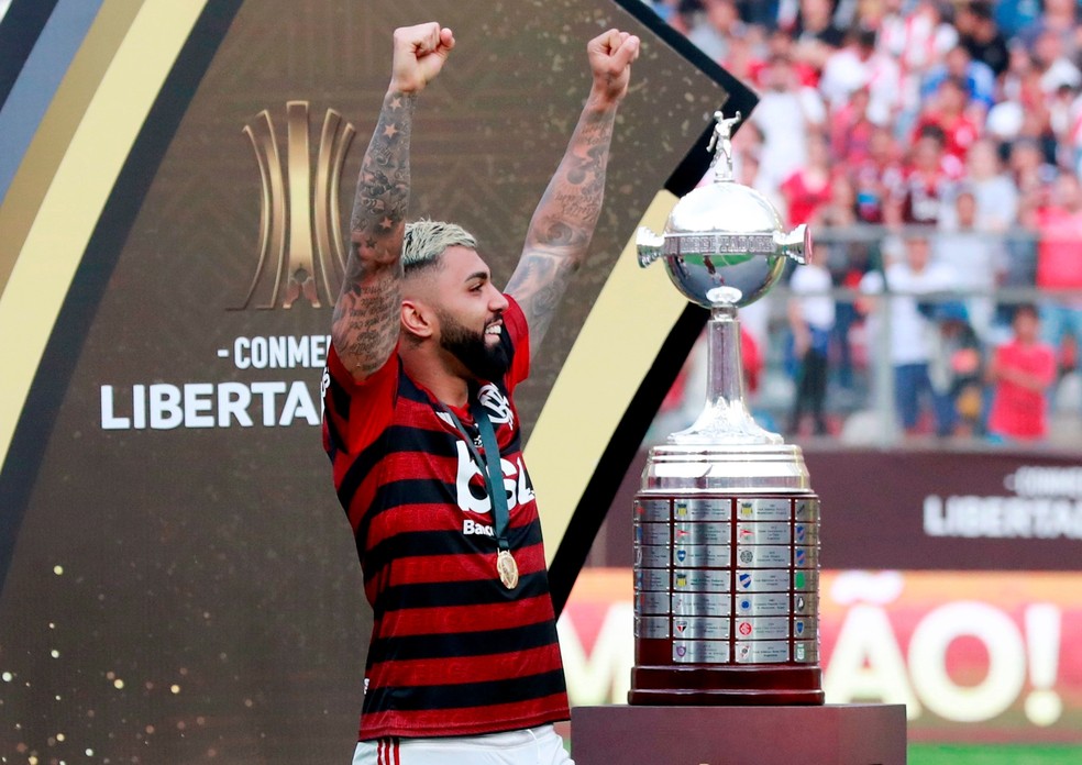 Gabigol, Flamengo x River Plate — Foto: Reuters