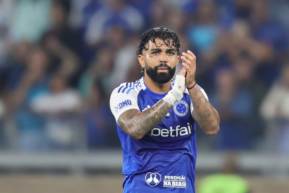 Gabigol pelo Cruzeiro — Foto: Gilson Lobo/AGIF