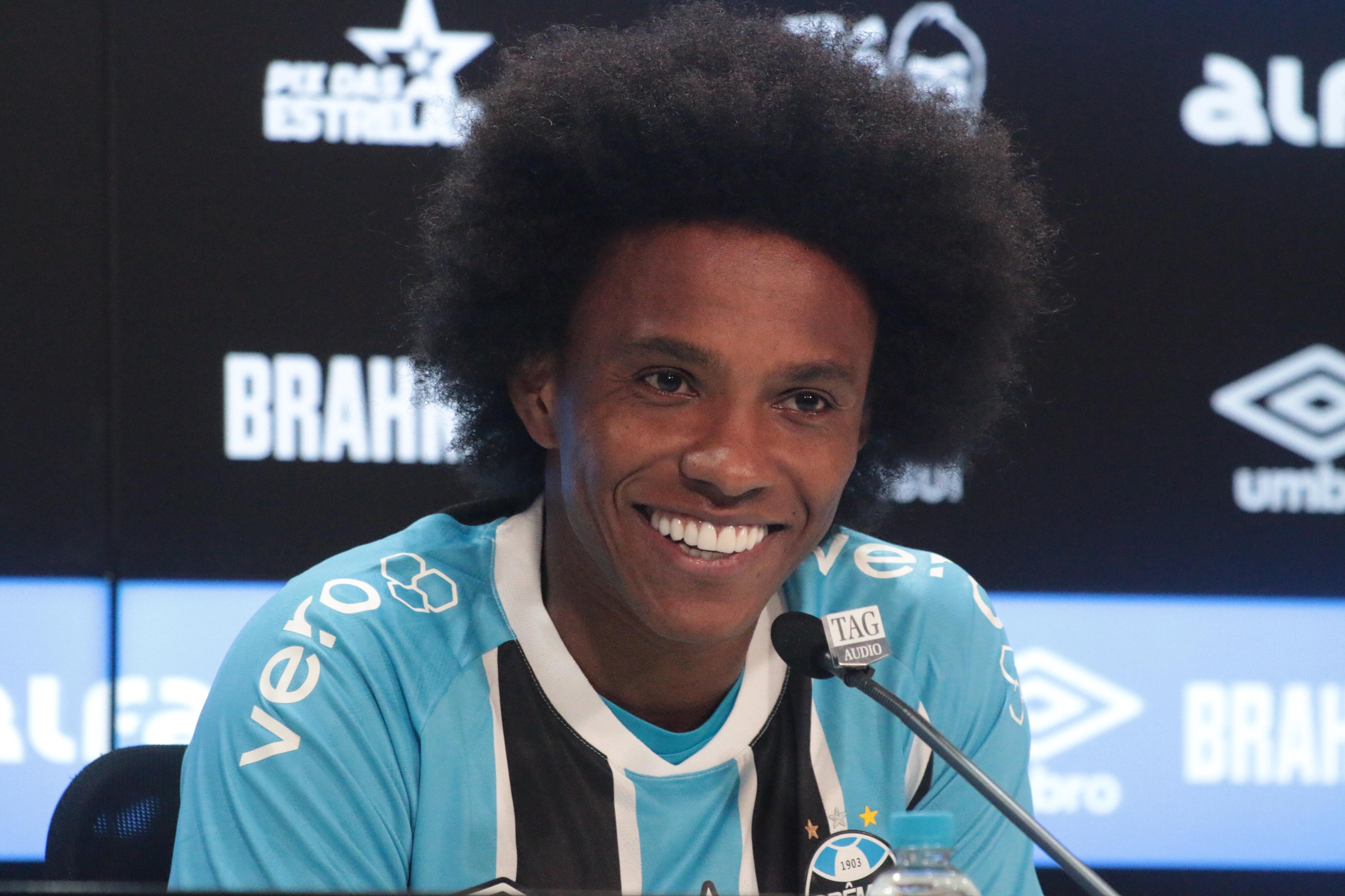 Em apresentação, Willian revela motivos para aceitar o Grêmio