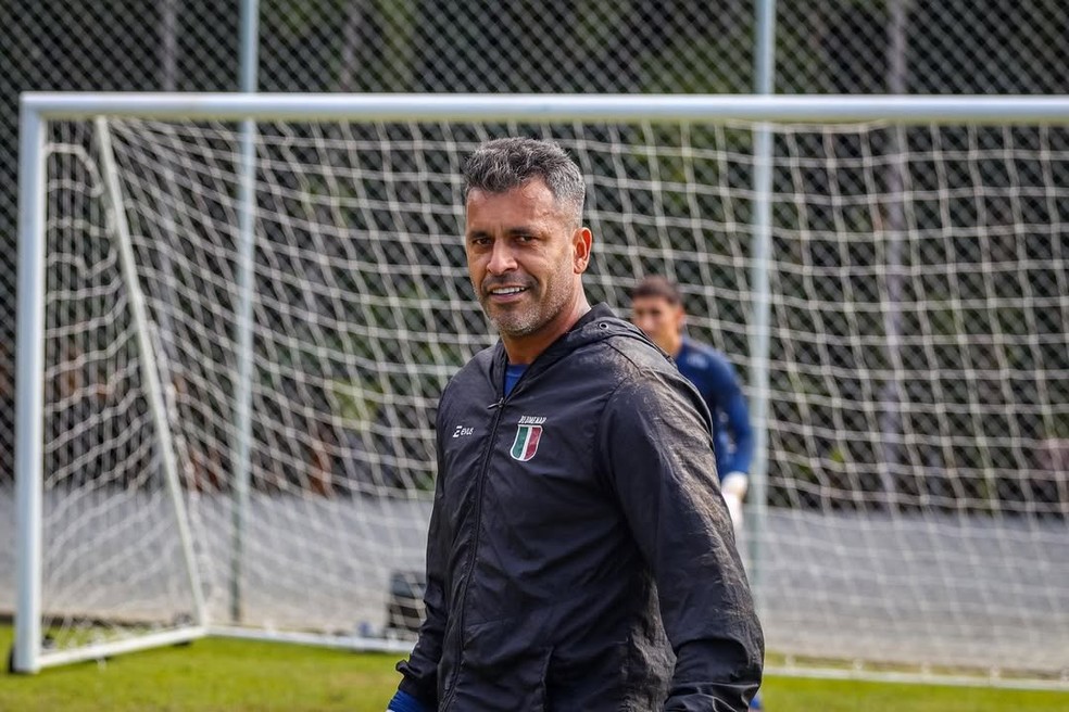 Glédson, goleiro do Blumenau — Foto: Reprodução/Instagram