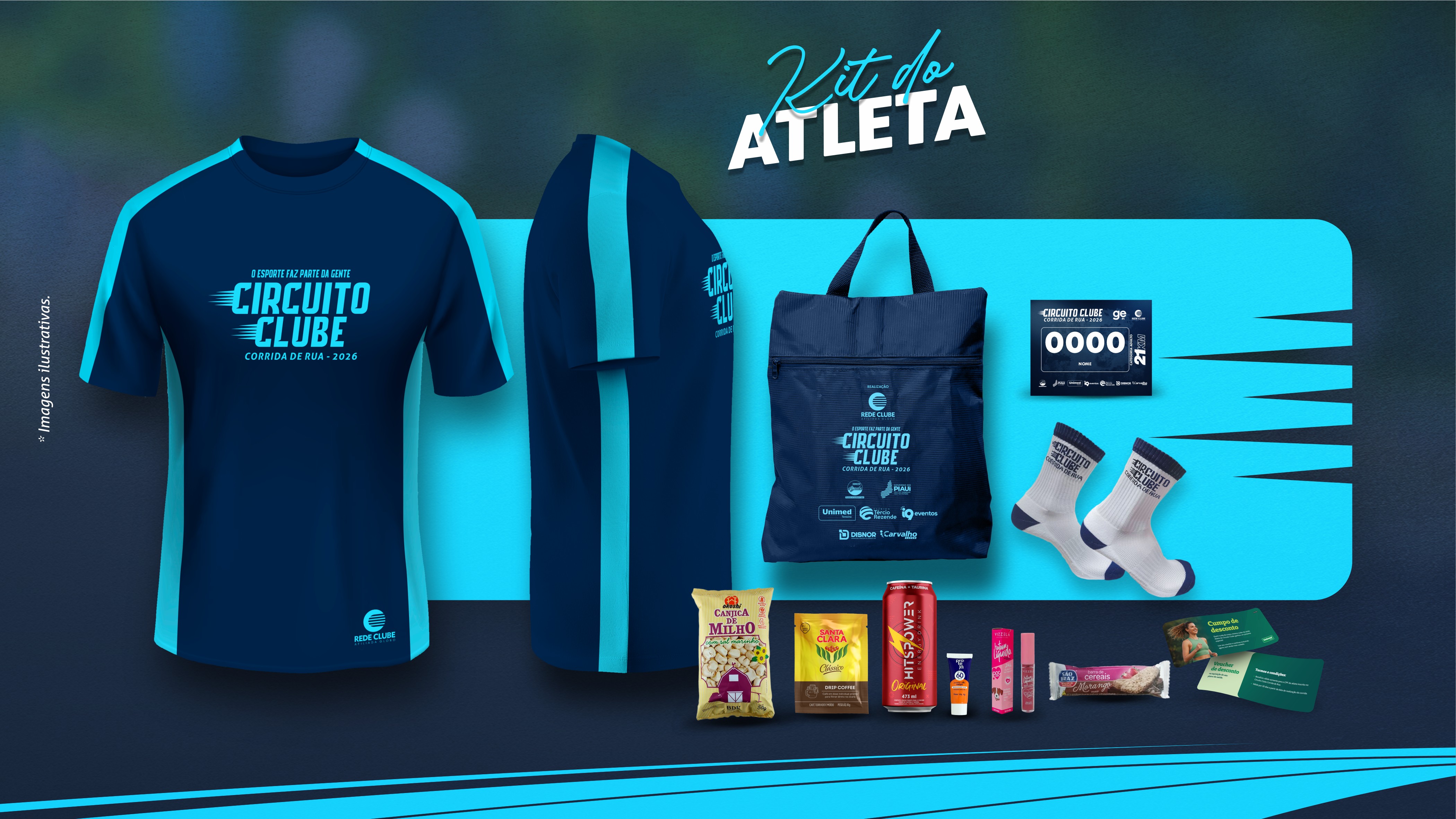 Retirada dos kits do Circuito Clube Corrida de Rua 2026: confira data, local e horários