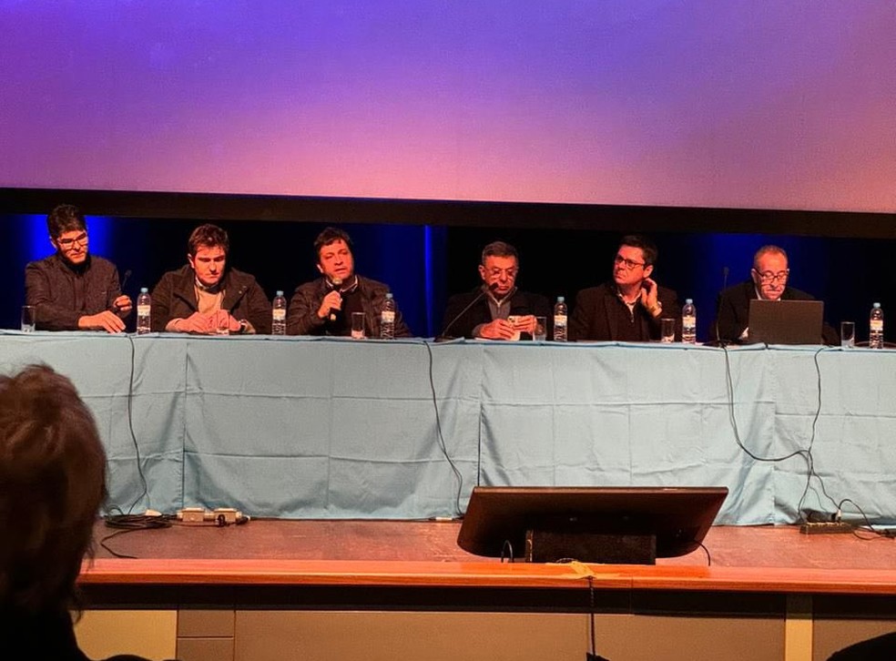 Reunião do Conselho Deliberativo do Grêmio com presença de dirigentes do departamento de futebol — Foto: Arquivo pessoal