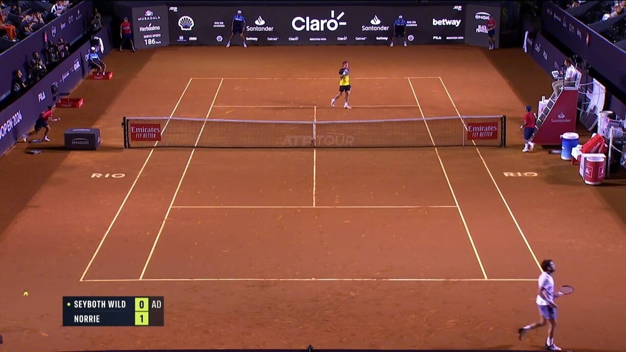 Wild luta, mas é derrotado nas quartas por atual campeão do Rio Open | Ge