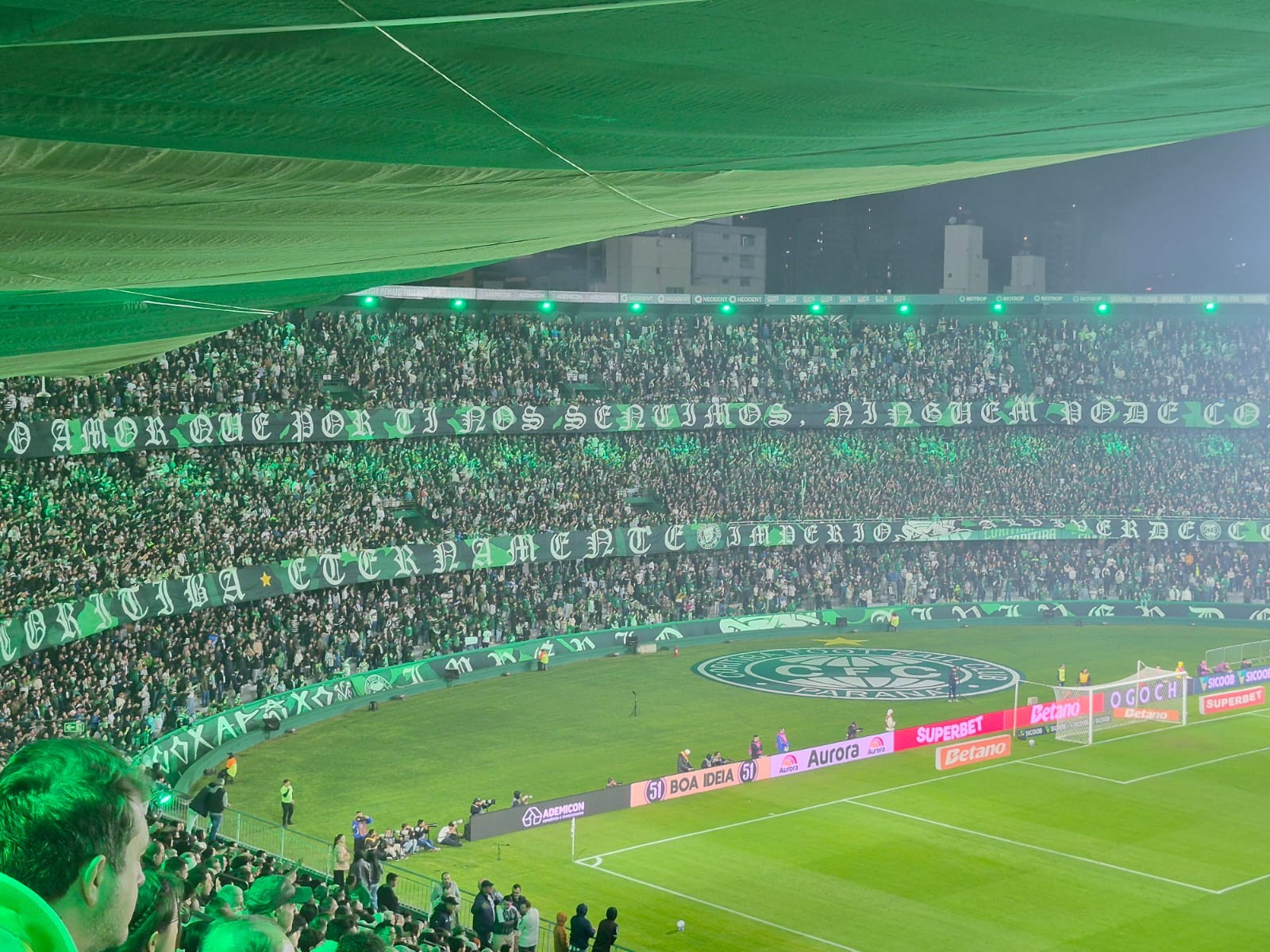 Coritiba registra maior público do ano na Série A contra o Corinthians