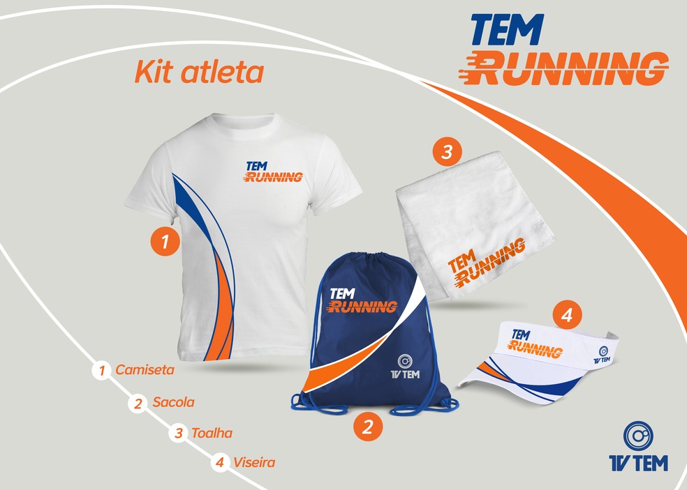 Kits para o TEM Running 2023 começam a ser distribuídos em Bauru; saiba  onde retirar, Bauru e Marília