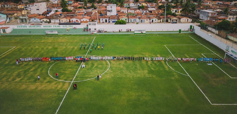 Estádio Moura Filho, em Alagoinha, vai receber os jogos da Desportiva Guarabira em 2026 — Foto: Divulgação / Prefeitura de Alagoinha