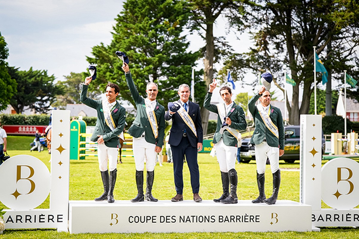 Le Brésil est champion de la Coupe des Nations contre le champion olympique et mondial |  équestre