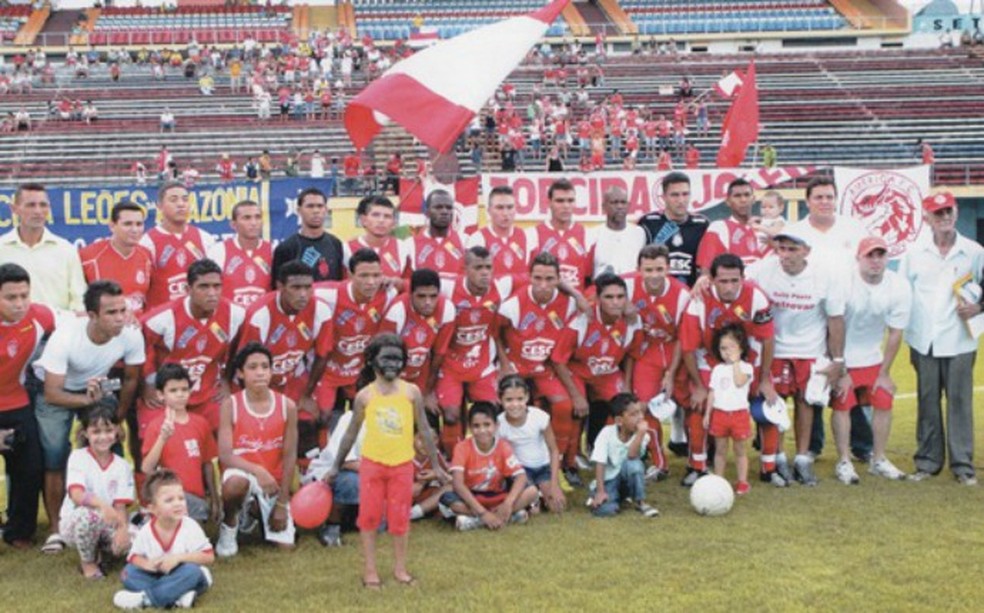Am&eacute;rica-AM conquistou o acesso em 2010, mas perdeu na justi&ccedil;a &mdash; Foto: Blog futebol amazonense