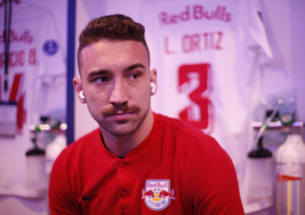 Léo Ortiz, do Red Bull Bragantino — Foto: Ari Ferreira/Red Bull Bragantino
