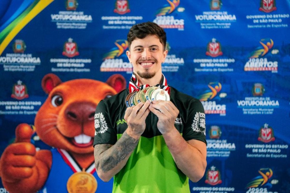 Santos e Praia Grande passam das 30 medalhas e brigam pelo título geral dos Jogos Abertos