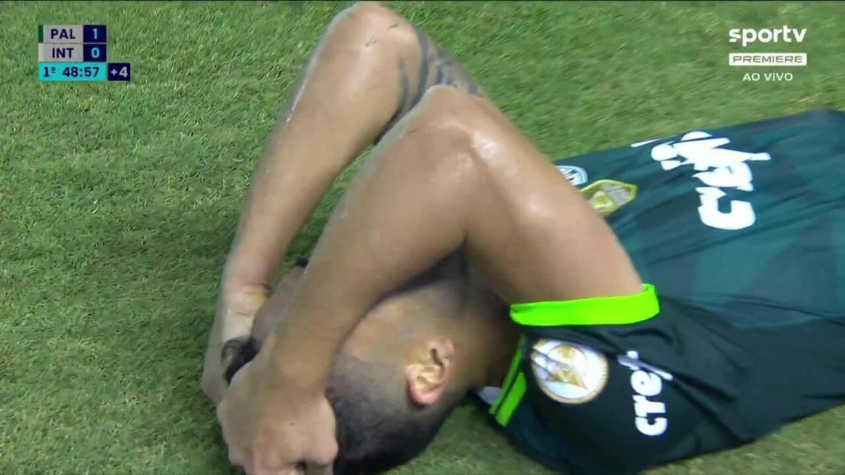 Luan sente a coxa e passará por exames no Palmeiras