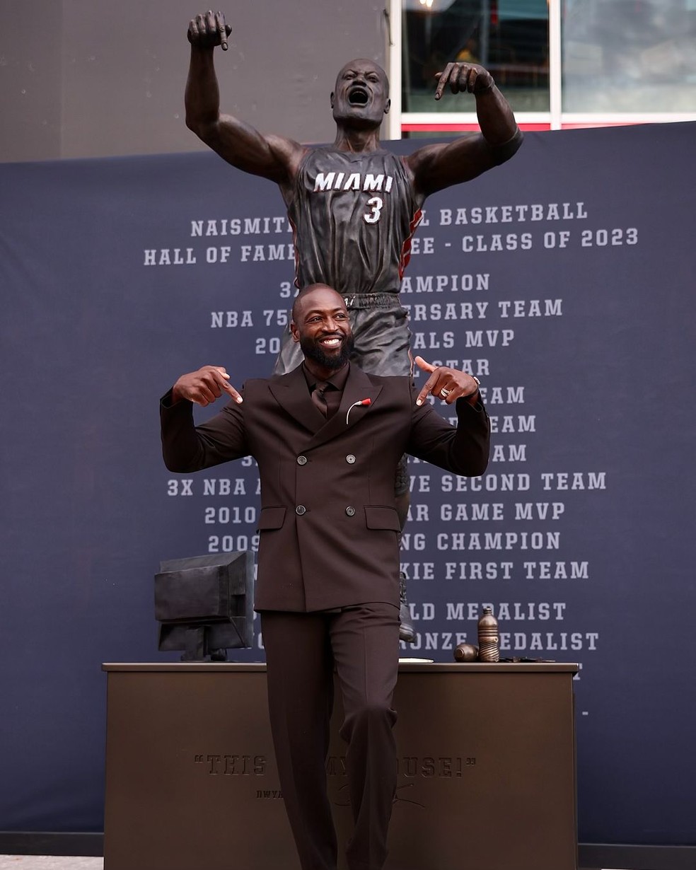 Estádua de Wade foi inaugurada neste domingo em Miami — Foto: Reprodução/ Miami Heat