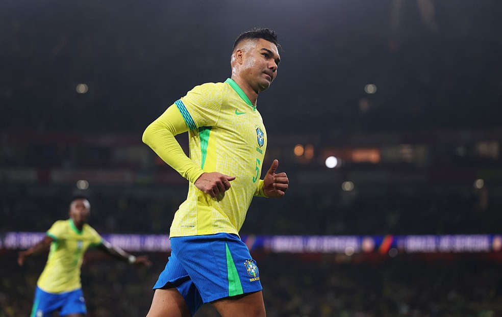 Casemiro marcou um dos gols do Brasil na vitória sobre Senegal — Foto: Getty Images
