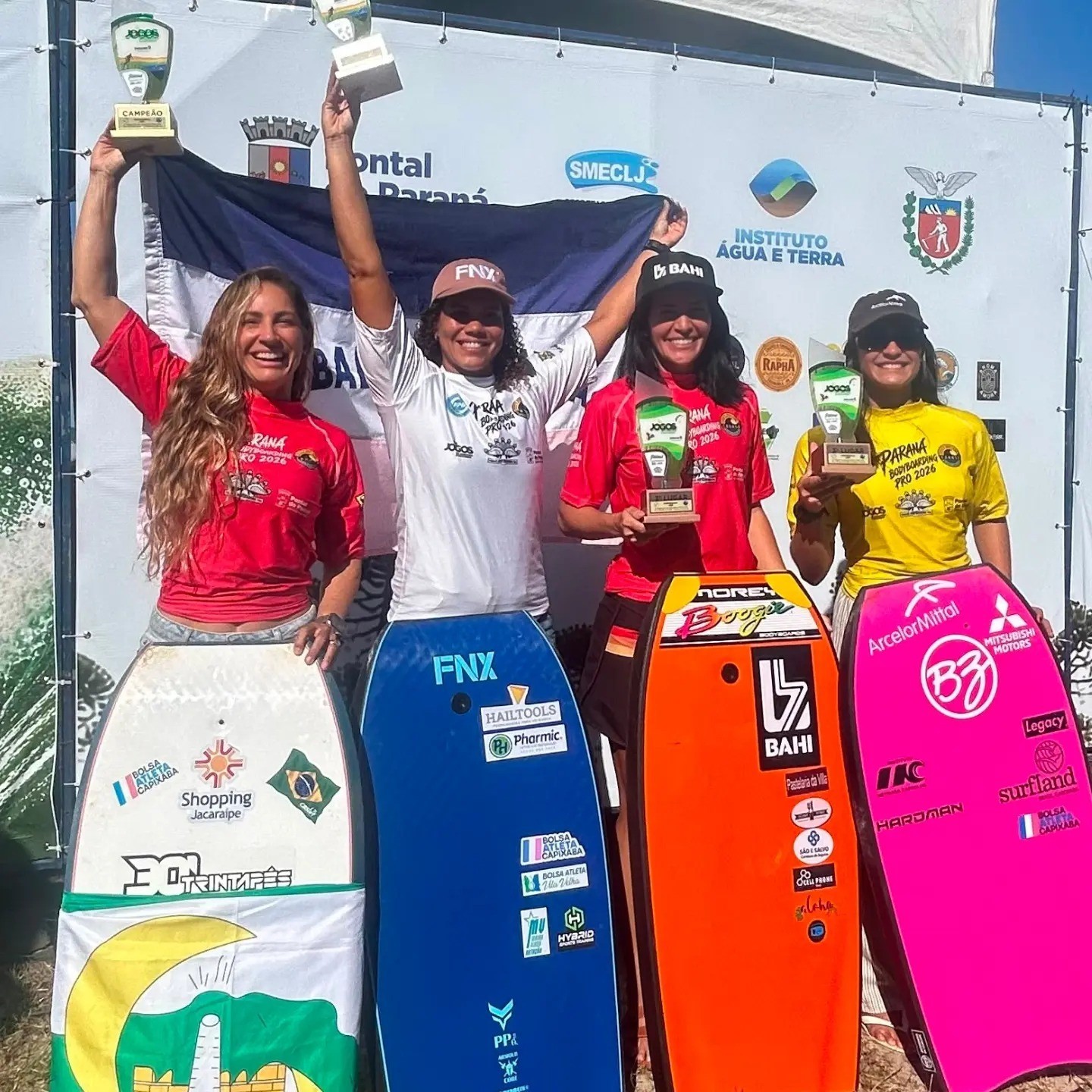 Capixabas conquistam pódio em etapa do Brasileiro de Bodyboarding