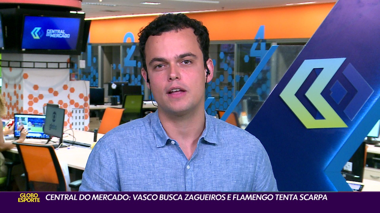Central do Mercado: Vasco busca zagueiros e Flamengo tenta Scarpa