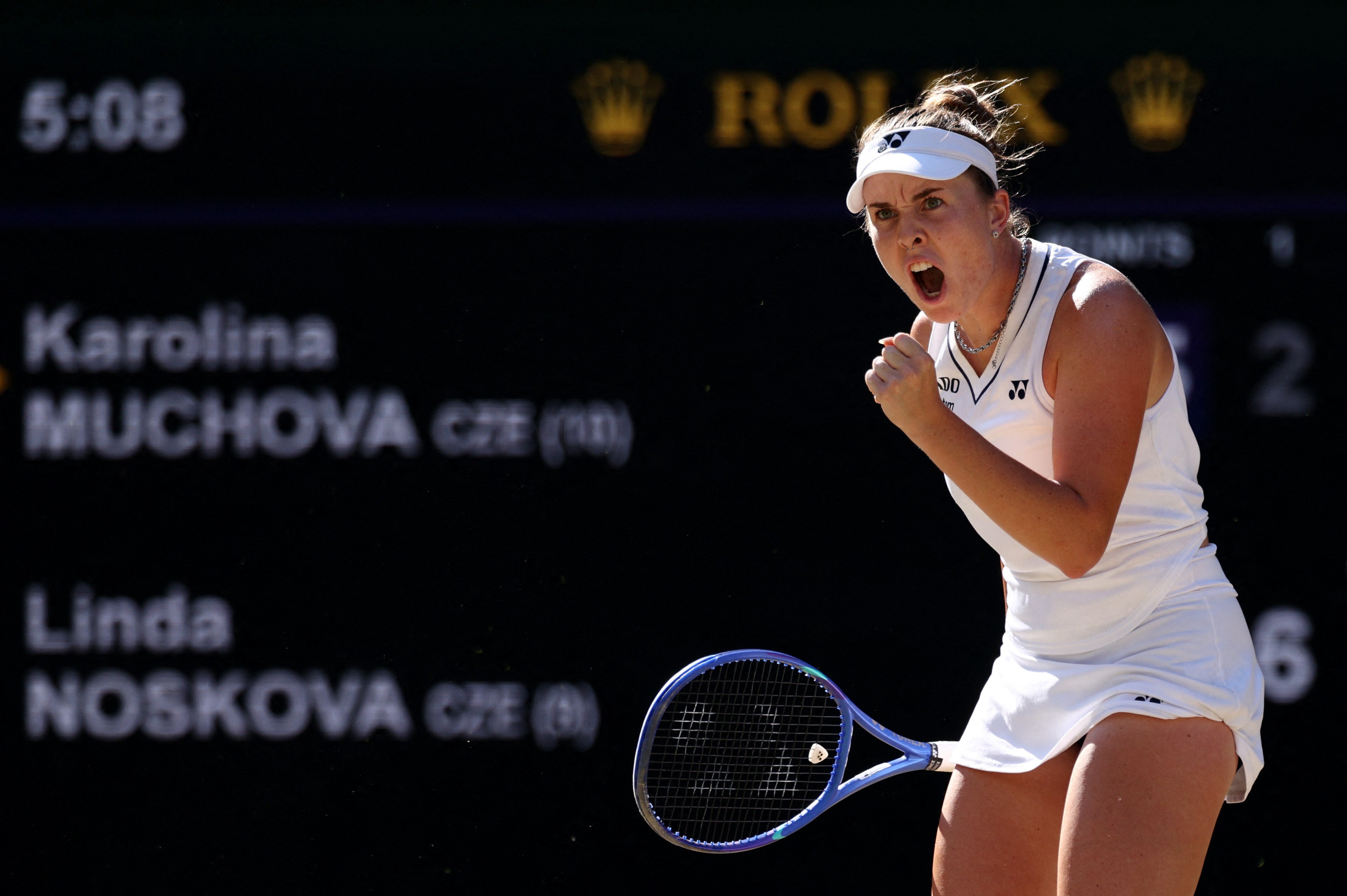 Linda Noskova supera Muchova em tcheco-duplo e conquista primeiro título de Grand Slam