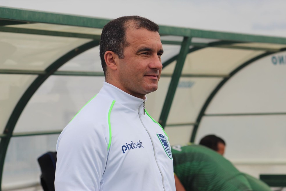 Ranielle Ribeiro, técnico do Serra Branca — Foto: Cassiano Cavalcanti / Serra Branca