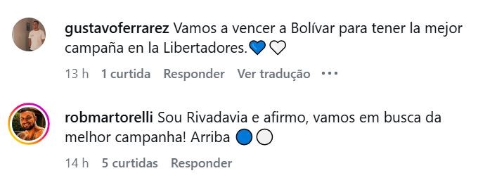 Torcedores do Flu invadem perfil do Rivadavia em pedido de ajuda na Libertadores: "Amassa o Bolívar"