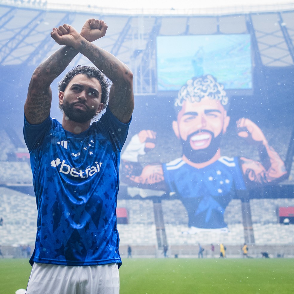 Gabigol foi uma das contratações do Cruzeiro na era Pedro Lourenço  — Foto: Gustavo Aleixo/ Cruzeiro
