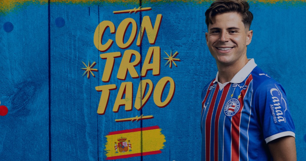 Bahia anuncia a contratação de zagueiro ex-Atlético de Madrid