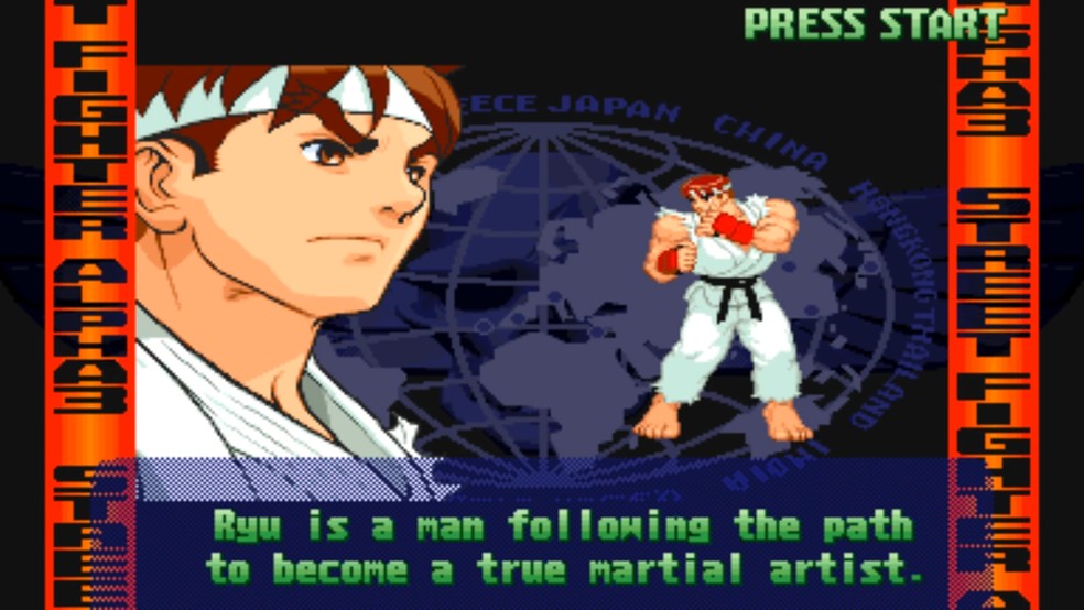 Street Fighter 6: evolução de Ryu do pixel art até o 3D mais