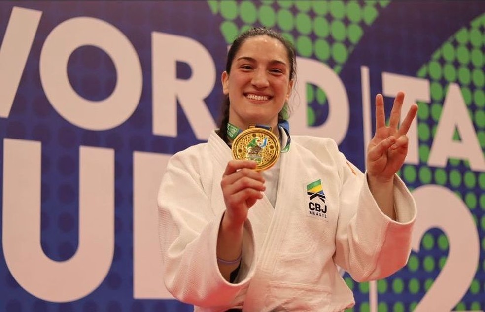 Mayra Aguiar, judoca — Foto: Lara Monsores/CBJ