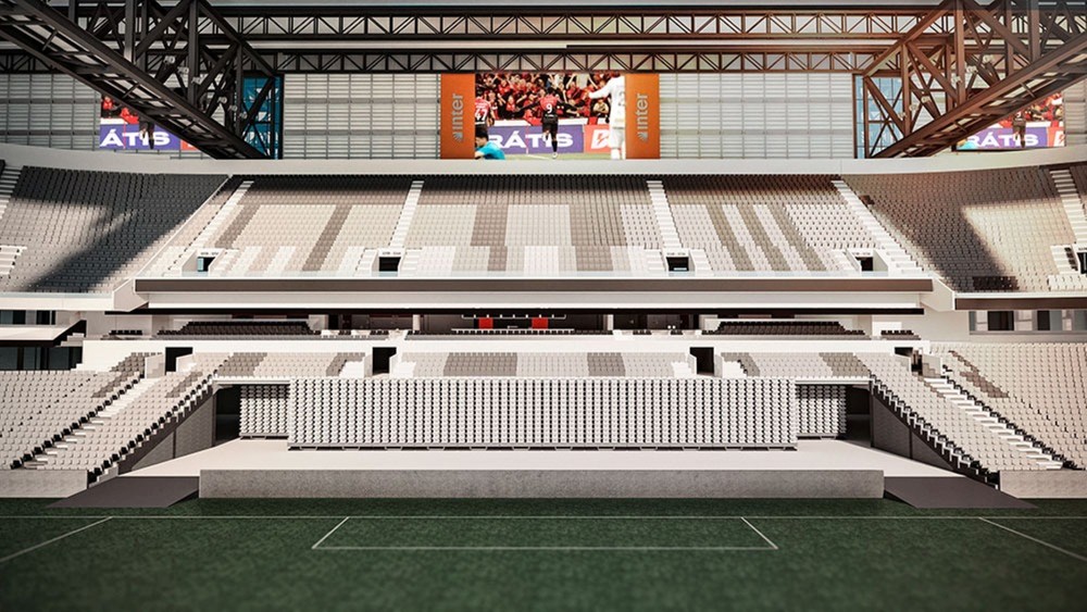 Athletico instalará primeira arquibancada retrátil do Brasil na Arena da Baixada