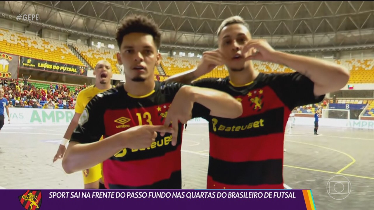 Sport sai na frente do Passo Fundo nas quartas do Brasileirobetfast bonus 5 reaisfutsal