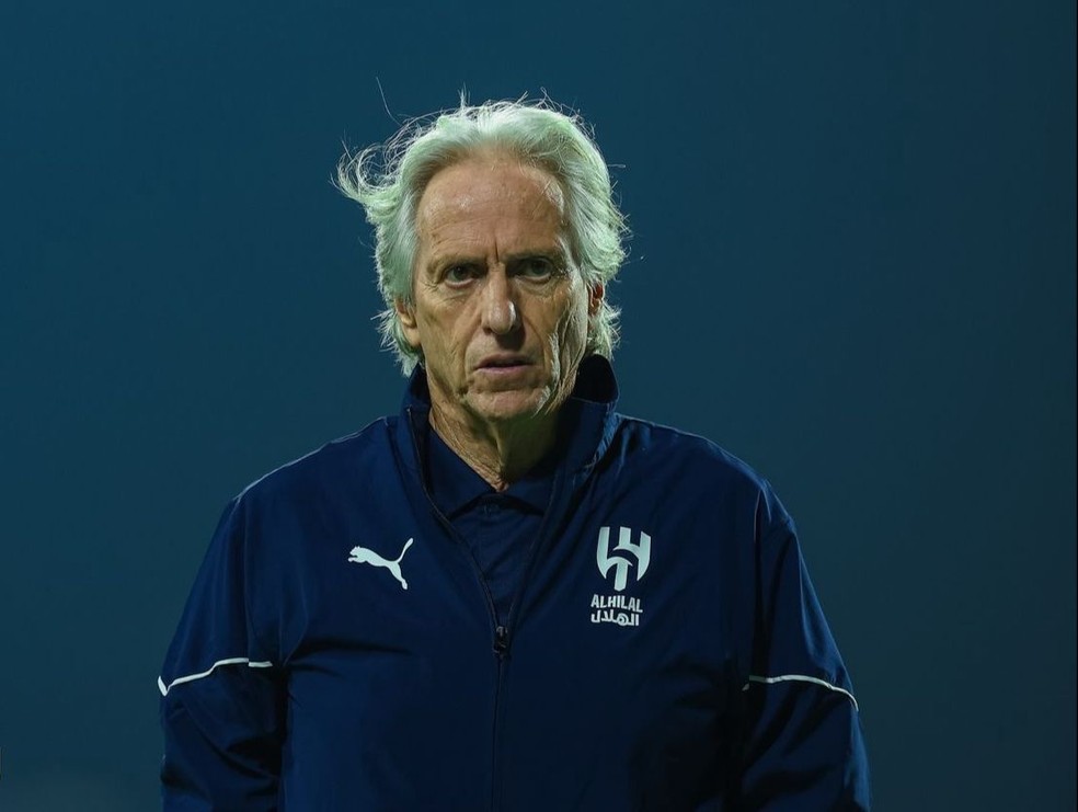 Jorge Jesus vive dilema sobre inscrição de Neymar no Campeonato Saudita — Foto: Reprodução / Ah-Hilal