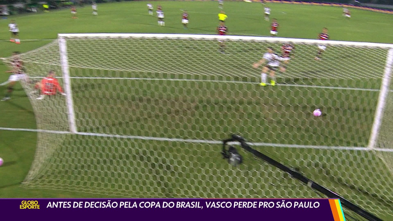 Antese gol apostasdecisão pela Copa do Brasil, Vasco perde pro São Paulo