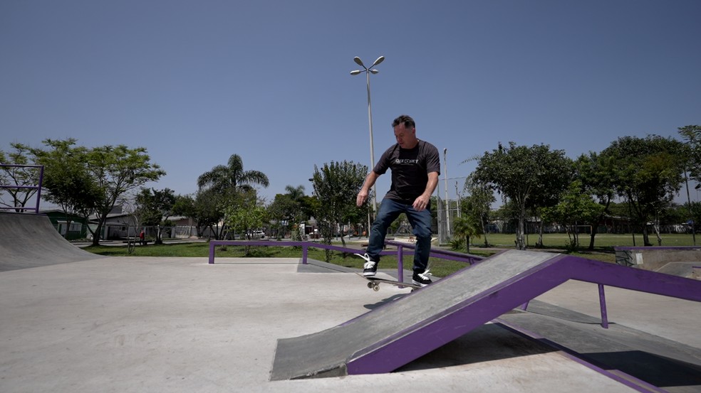 Ferrugem, curitibano multicampeão no skate — Foto: Reprodução