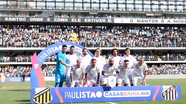 Santos posado x Novorizontino