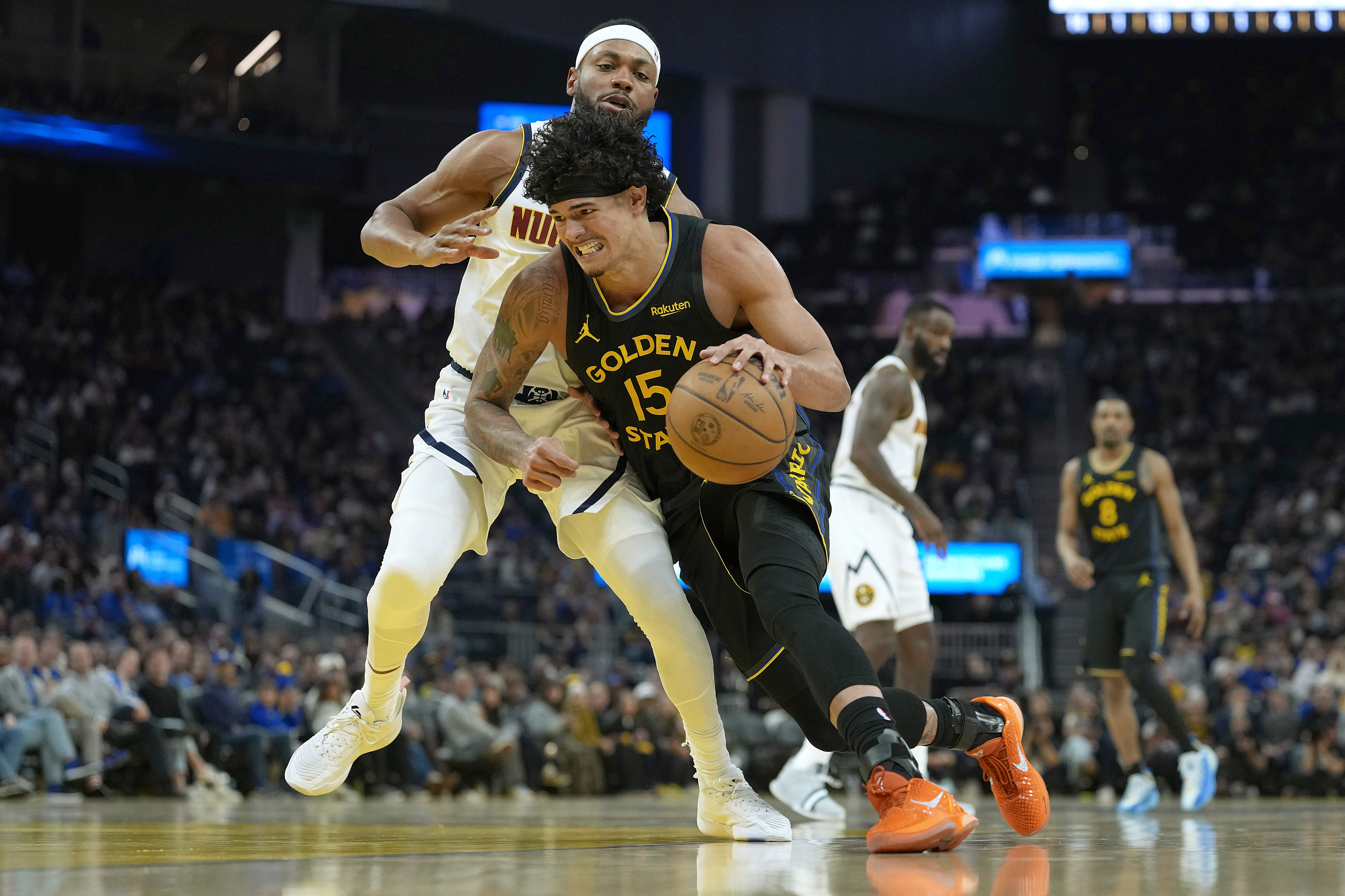 Gui Santos brilha e Warriors vencem Nuggets