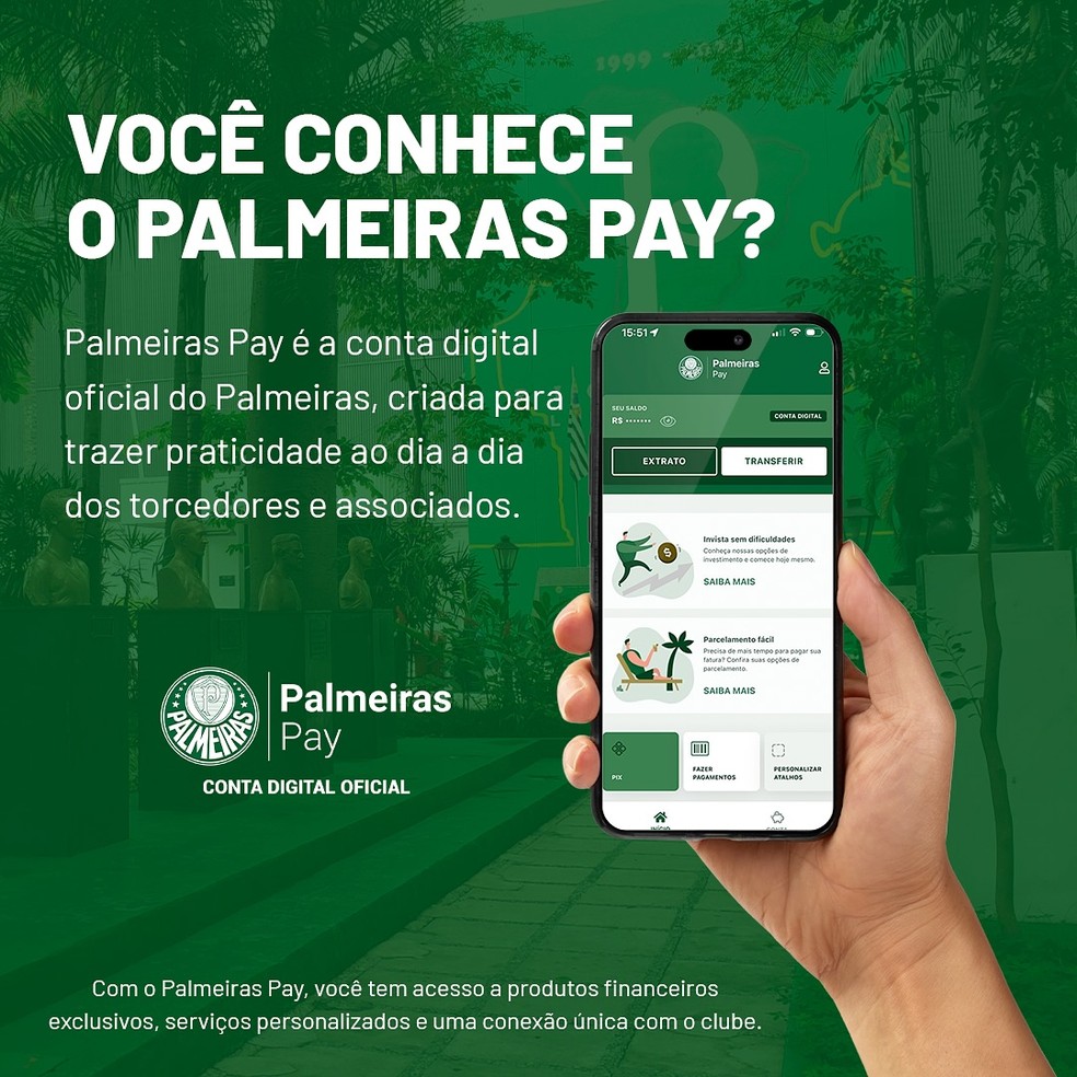 Palmeiras Pay — Foto: Reprodução