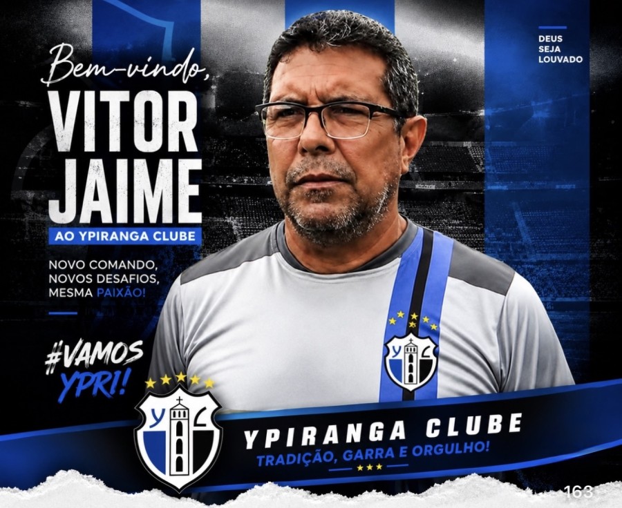 Ypiranga confirma Vitor Jaime como técnico para 2027