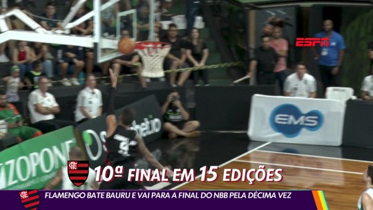 NBB: Flamengo bate Bauru e vai para a final pela décima vez - Programa: Globo Esporte RJ 