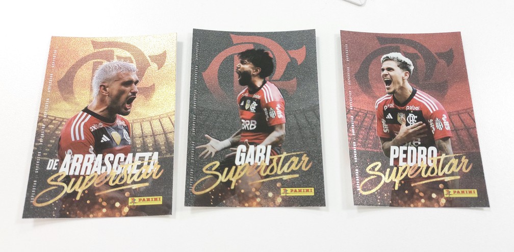 Cards do Flamengo &mdash; Foto: Fred Gomes