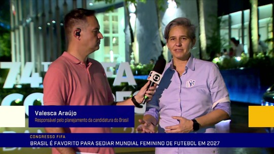 Valesca Araújo detalha candidatura do Brasil à Copa Feminina de 2027 - Programa: Redação sportv 