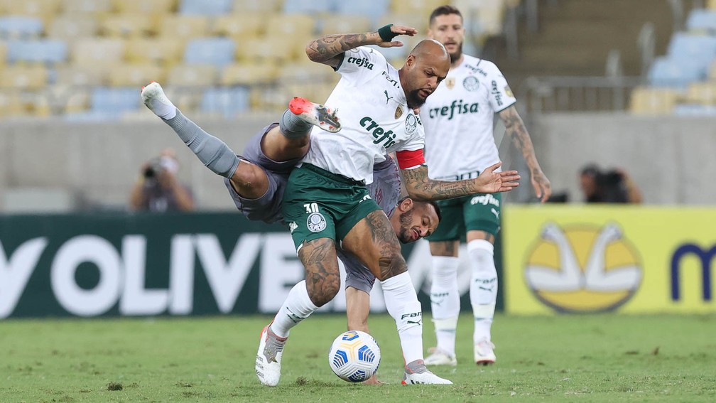 Felipe Melo recebe sexto cartão em oito jogos, e Palmeiras é o time mais  advertido do Brasileirão, palmeiras