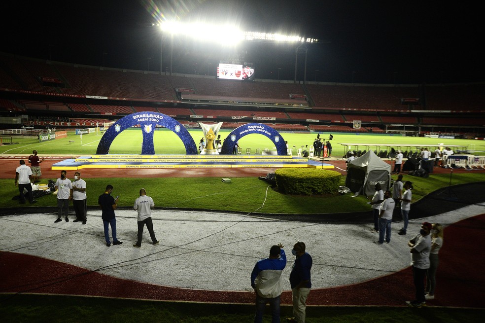 Morumbi foi palco do último título brasileiro do Flamengo — Foto: Marcos Ribolli