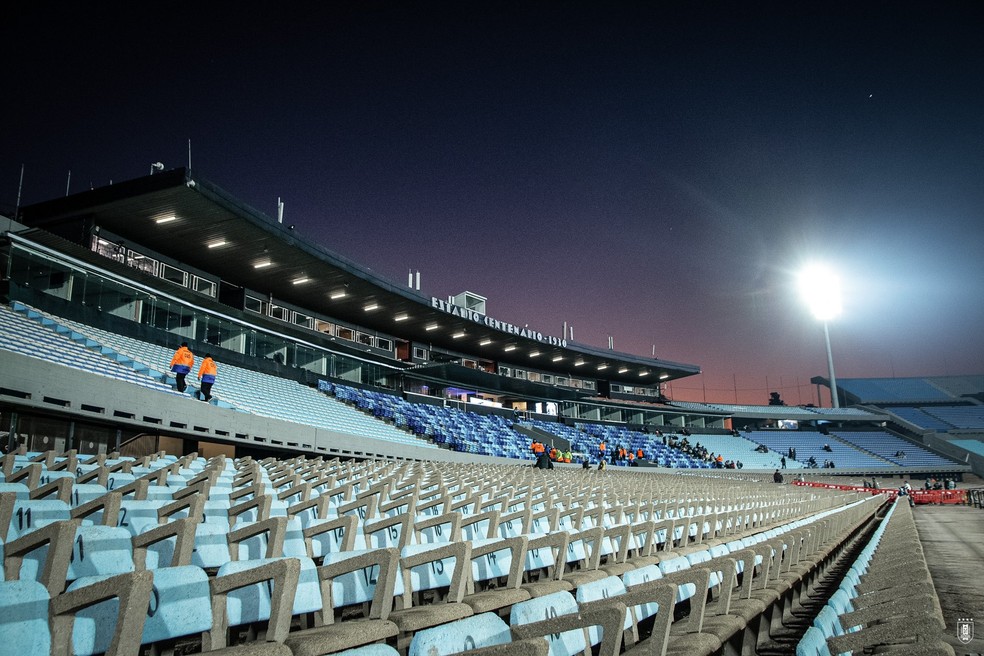 Estádio Centenário vai receber Peñarol x Botafogo, pela semifinal da Libertadores  — Foto: Divulgação/AUF