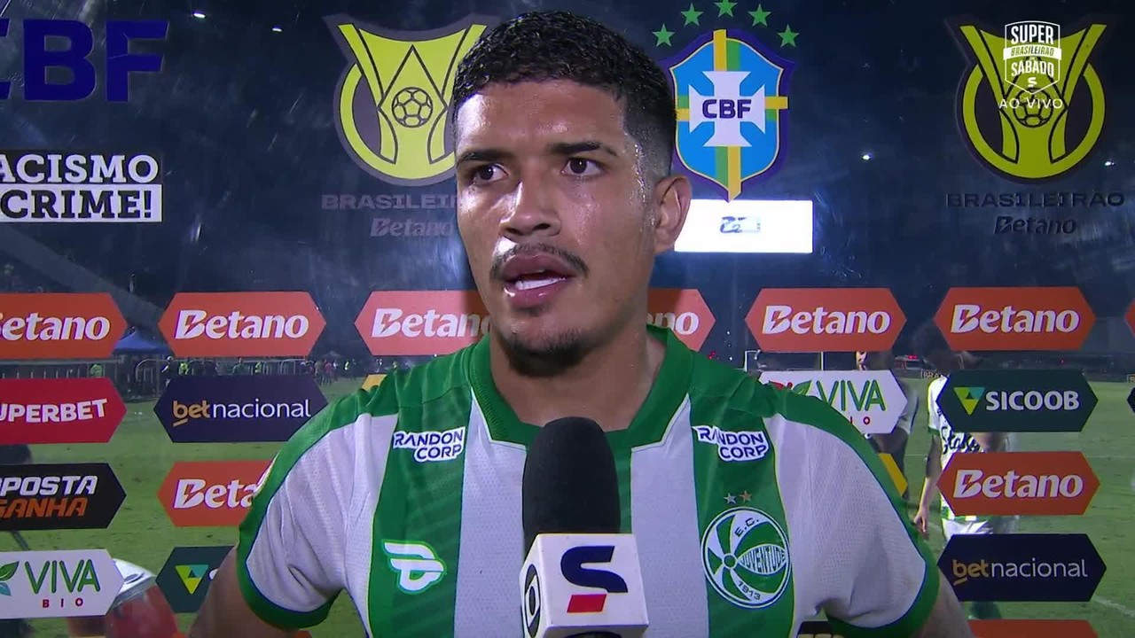 Lucas Barbosa fala sobre empate do Juventude: 'Nossa equipe estáparabéns, lutamos até o final'