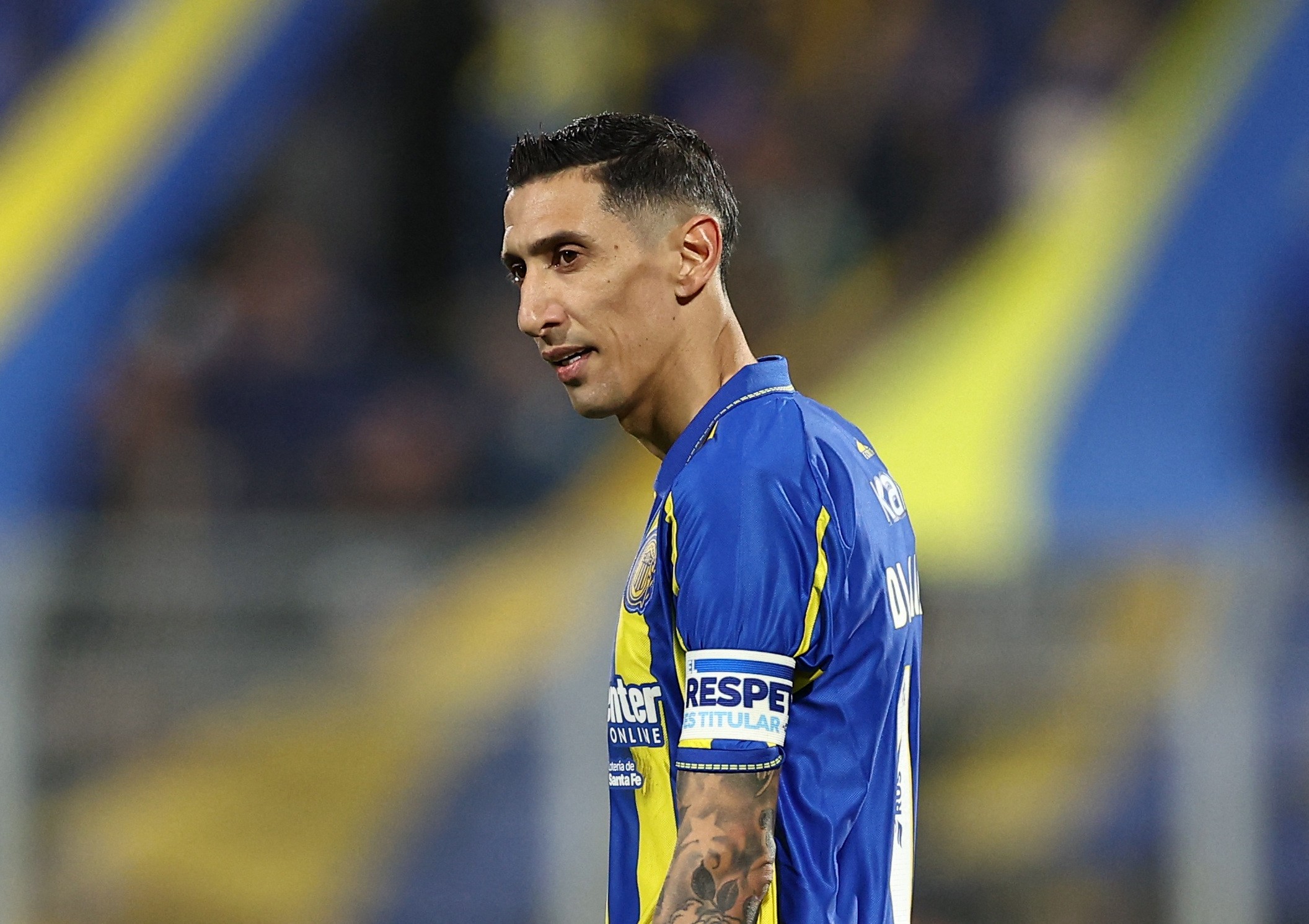 Di María admite possível aposentadoria após eliminação do Rosario Central na Libertadores