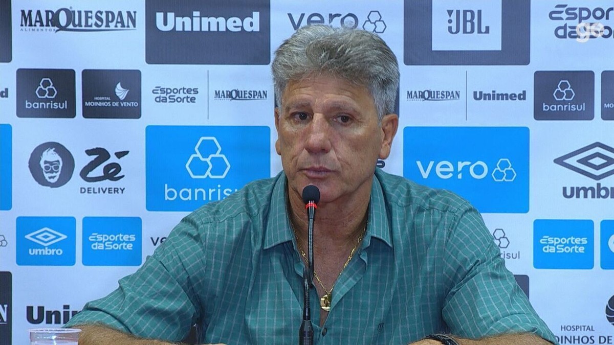 VAR poderia mudar resultado de derrota do Grêmio, diz Renato após admitir superioridade rival